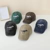 Embroidered Dinosaur Baseball Cap Cotton Kids Sports Hat Casual Sun Hat  Summer