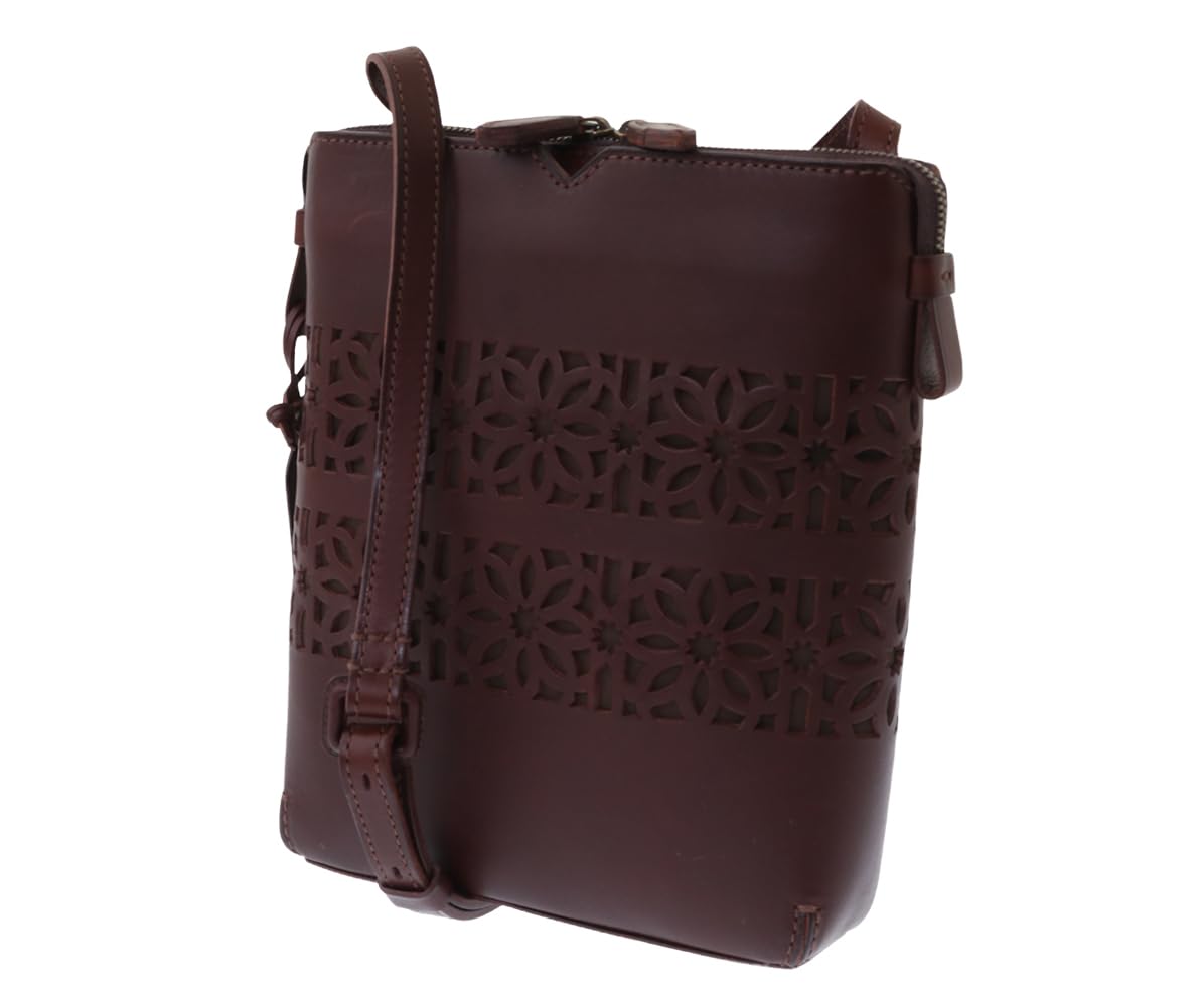 

Shoulder Bag Bold Cut Work Pochette Noucha [Genten] Women s темно-коричневого кольору