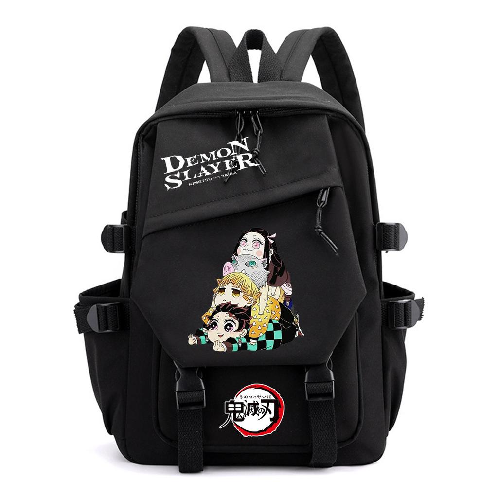 Anime surrounding ghost annihilation blade Tanjiro junior high school high school student schoolbag backpack Oxford cloth male and female