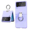 Applicable to Samsung ZFlip1 Folding Mobile Phone Case Lanyard ZFlip1 Ring Frosted Skin Mobile Phone Case