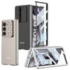 Samsung Z Fold6 Push Window Mobile Phone Case Solid Color Matte Refined Hole Lens Full Inclusive Fold6 Protective Case