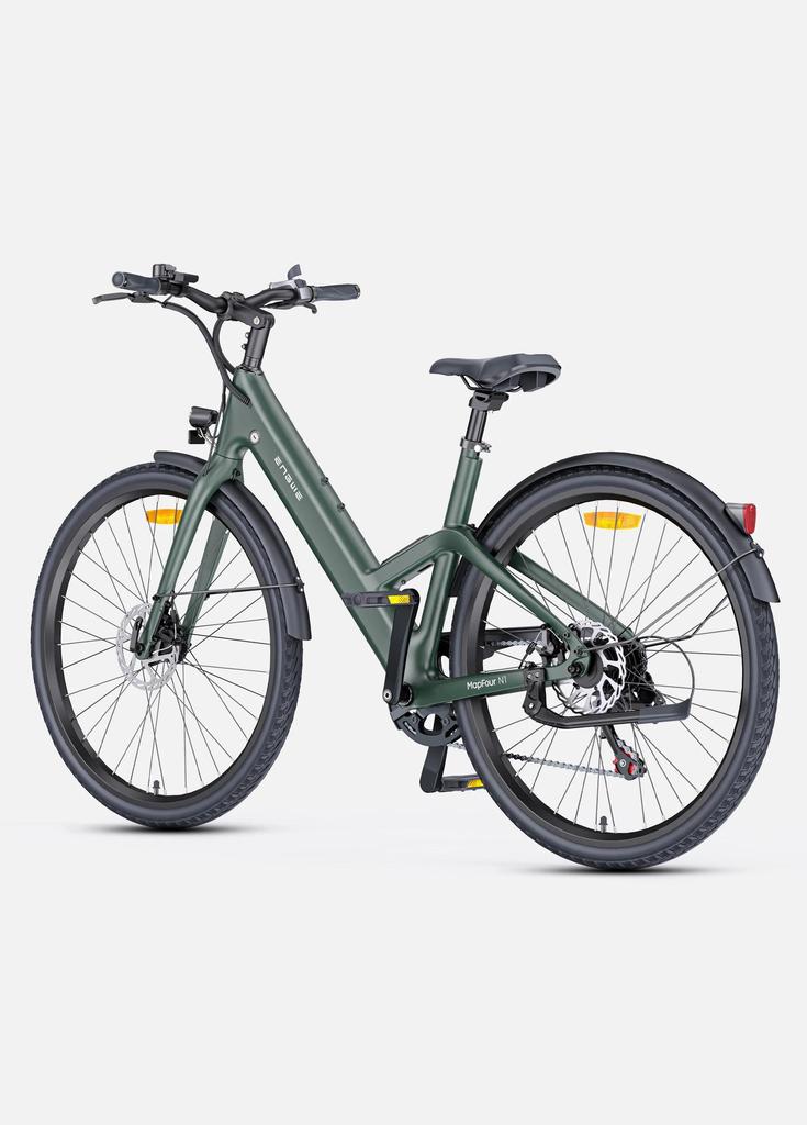 MAPFOUR N1 AIR ST 36V 10Ah Carbon Fiber E-Bike – 700×38C Tires, 7-Speed Shimano, 25km/h, Mechanical Disc Brakes, Lightweight 16.4kg