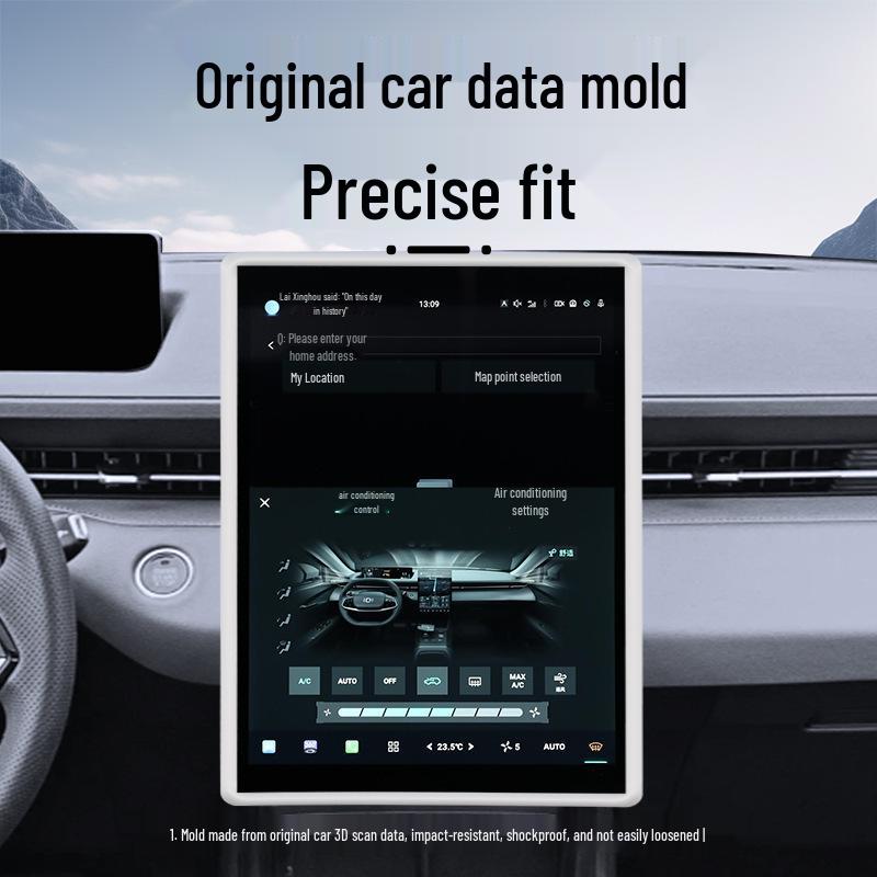 Changan Qiyuan A05 Navigation Screen Protector & Silicone Frame for Interior Upgrade