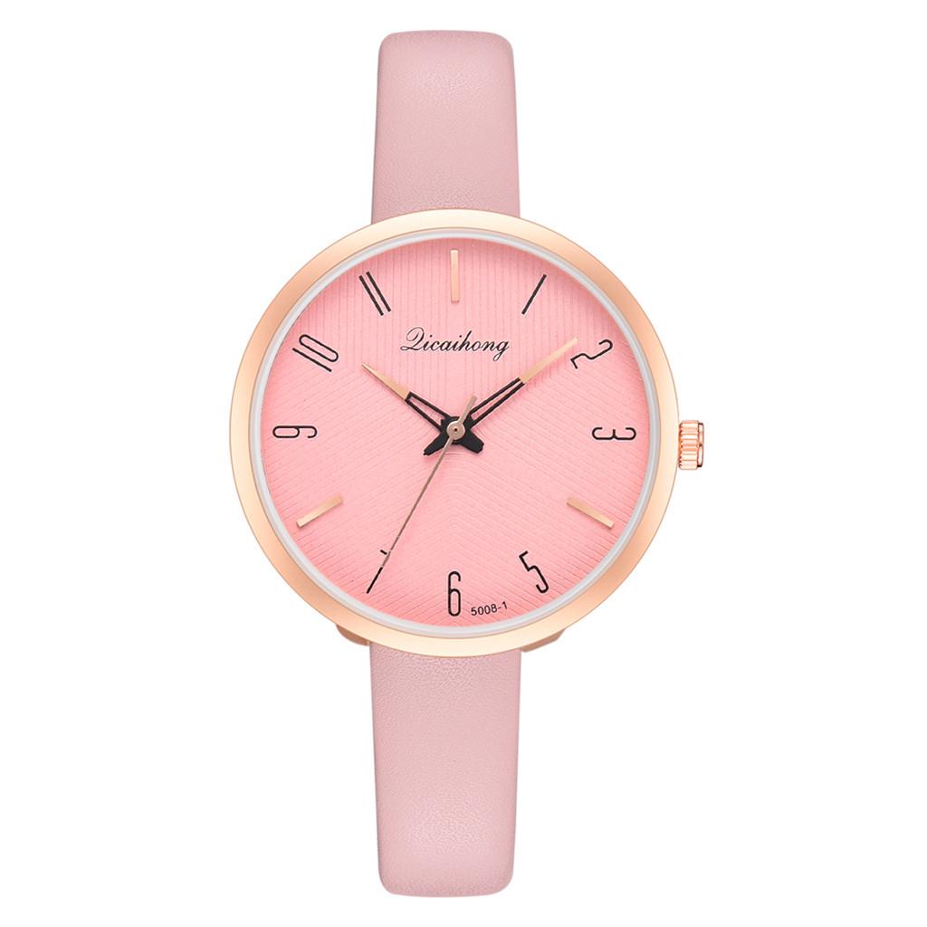 Buy Temperament Classic Leather Ladies Watch Men and Women Gift Quartz