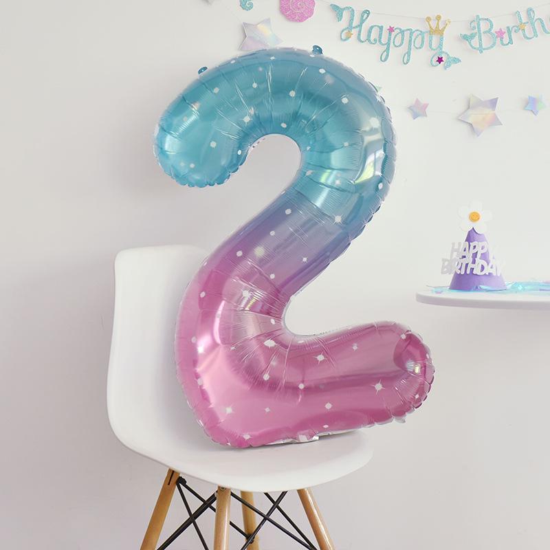 Korean-Style Macaron Color Bow Balloons for Baby Birthday Party Decor