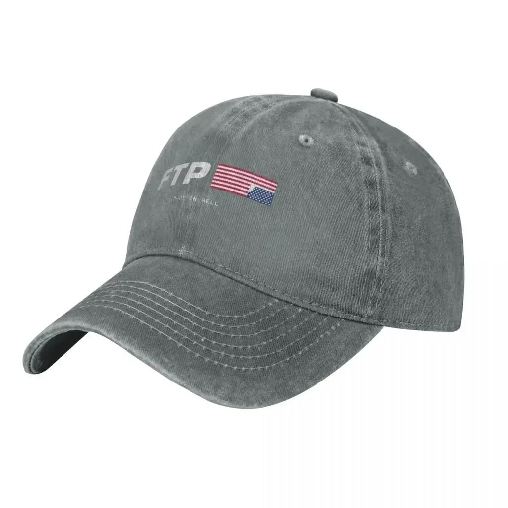 FTP Made In Hell Adult Denim Washed Baseball Cap For Unisex Cowboy Womens Snapback Caps Hot Sale Street Tide Hat