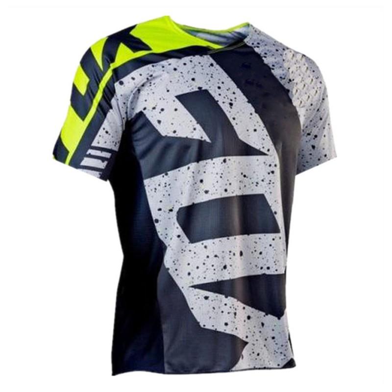 Herren Kurzarm-Motorrad-Fahrradtrikot Schnelltrocknend Offroad-Radfahren Disc-Sportarten