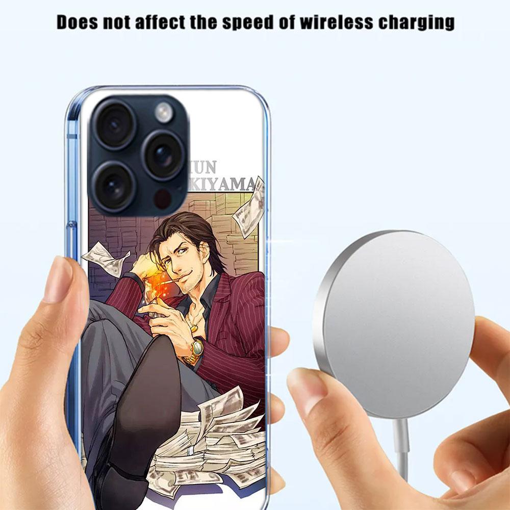 Yakuza 0 Game Clear Phone Case For Iphone 17 Air 16 Pro Max 15 Pro 14 Plus 17E 16E 11 13 12 Mini Cover Cases Fundas Cell TPU Cap