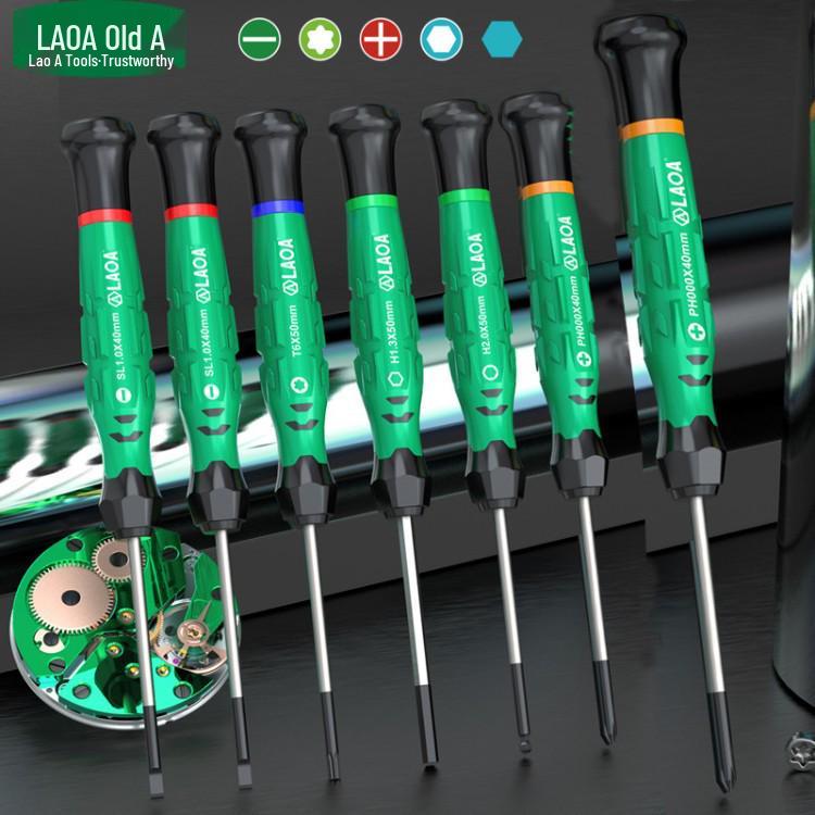 Rotating Color Ring Precision Mini Screwdriver for Mobile, Clock, Watch, Tablet Repair