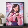 Diamond Painting 5D "Mulan" Soft Breeze Fan Art Illustration Cartoon Movie Cross Stitch Embroidery Handmade Gift Home Decoration