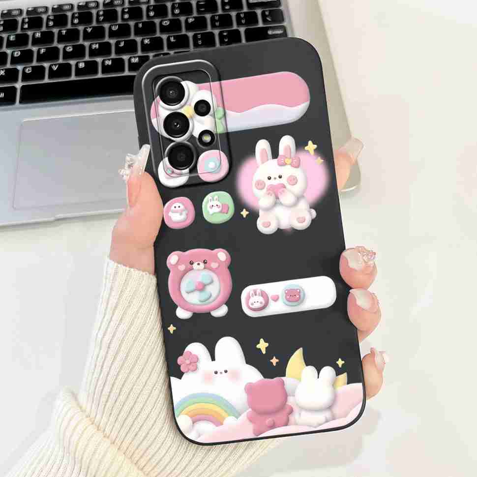 For Samsung Galaxy A53 5G 6.46" Case Fashion Painting Soft Silicone TPU Cover For Samsung a53 A53 5G SM-A5360 Cartoon Phone Case