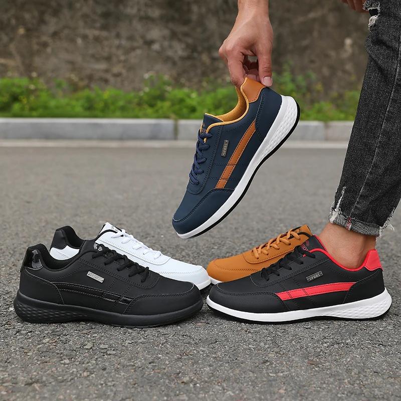 Men's Shoe Trend New Fashion Low-top Men's Casual Trendy Shoe Running Sports Sneakers Lace Up Footwear Vulcanized Masculino