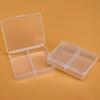 6pcs Jewelry Boxes Multipurpose Double Case Ring Earring Organizer Rectangular Tabletop Storage Box Small Accessories and Parts
