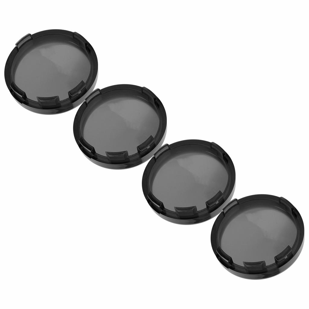 4pcs 6cmCelsius2.36in Motorcycle Turn Signal Light Lens Cover ABS Motorbike Accessories