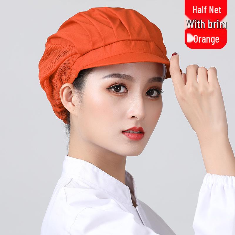 Dustproof Breathable Chef/Waiter Hat - Unisex Sanitary Kitchen Catering Hat
