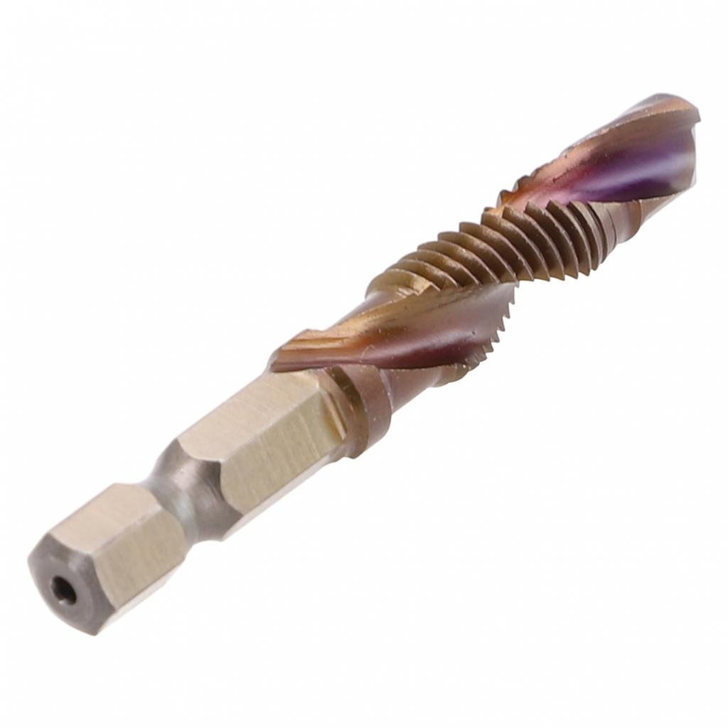 Screw Machine Tap Drill Bit 1/4 Hexagon Shank For Fast Drilling And Tapping