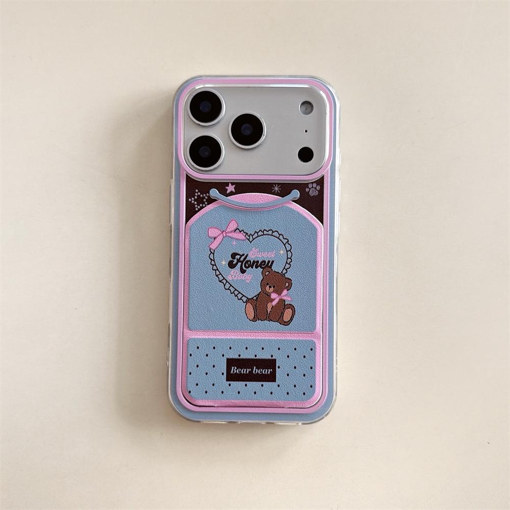 

Foldable Star Bear Phone Case: Anti-Fall, Compatible with iPhone 14/13 and Apple 17/16/15 Pro Max iPhone 13 Pro
