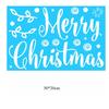 Christmas Window Stickers Xmas Tree House Snowflake Glass Decal Merry Christmas Decoration Home Navidad Gifts Noel