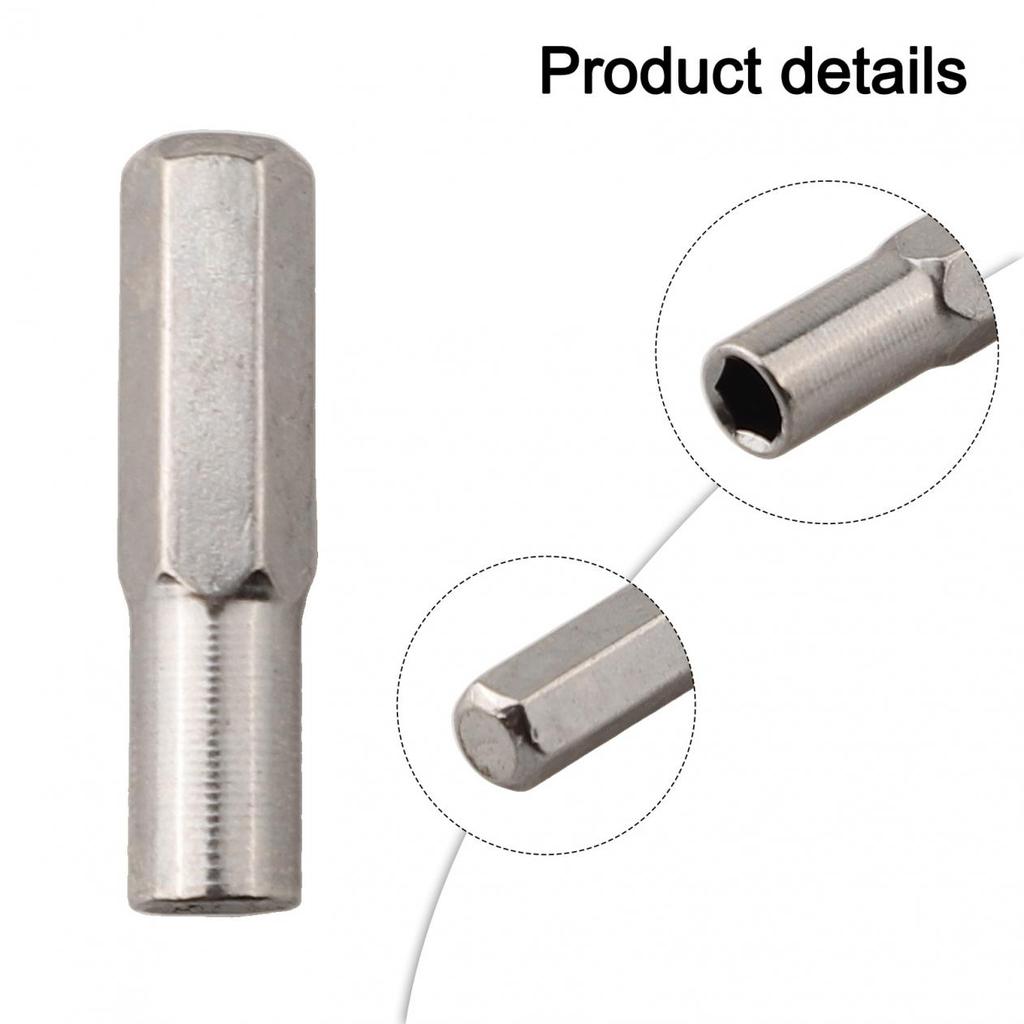 6.35mm To 4mm Hex Transducer Adapter Socket Magnetic for Screwdriver Drill Bits