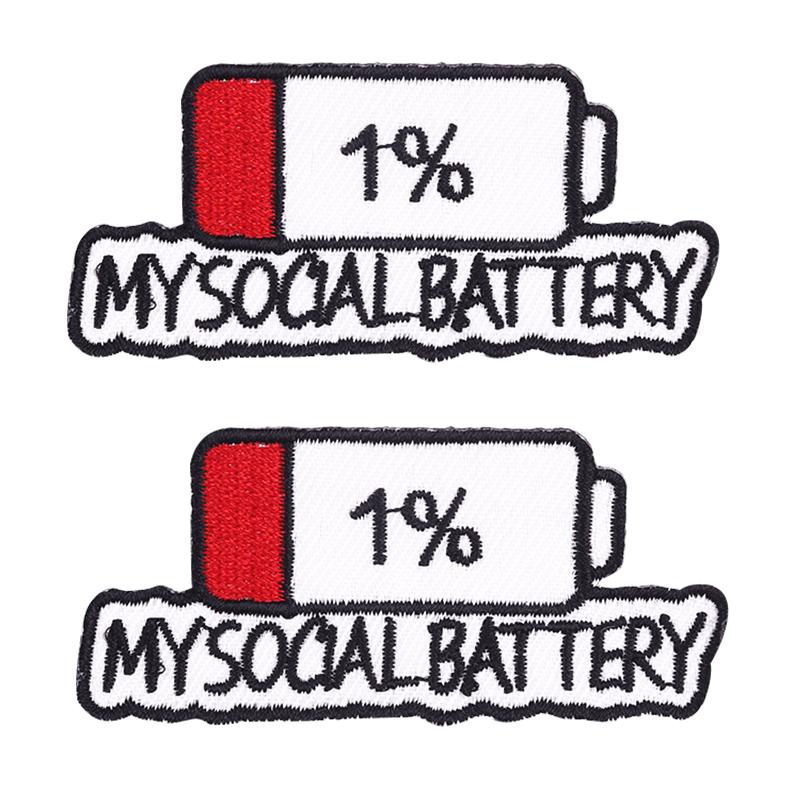 5pcs /Lots Letter Slogan Patch Letter Embroidered Patches Jackets Hats Sew Badges Patch Iron On Patches For Backpack Diy Stickers