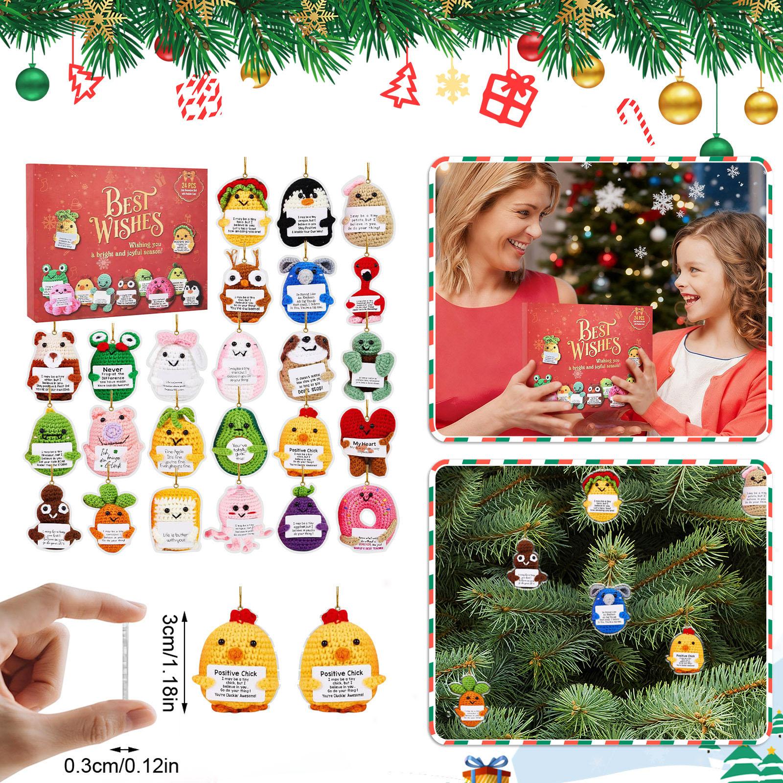 

Календарь ожидания включает 24 рождественских украшения. Календарь прибытия Обратный отсчет до Рождества One Size