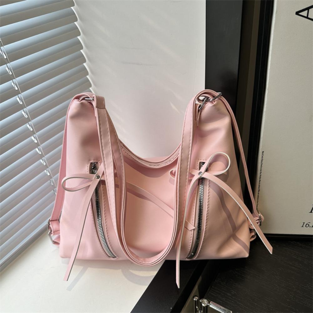 Korean New Style Bowknot Shoulder Bag Large Capacity Bow Crossbody Bag Bow Tote Bag  Outdoor