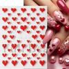 5D New Embossed Nail Art Sticker Valentine's Day Romantic Love Heart Nail Art Sticker
