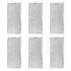 6 Pieces Microwave Filter Replacement Aluminum Mesh Screen,Replace,Microwave Accessory Sturdy Grease
