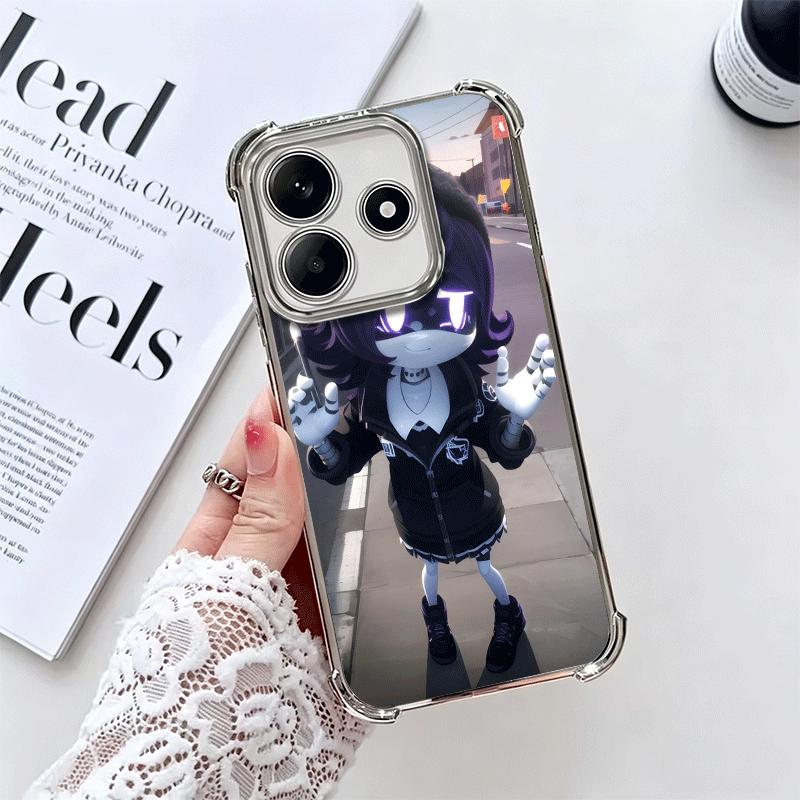 M-Murder D-Drones Uzi Doorman Plating Phone Case For Xiaomi Redmi Note 14 15 Pro Plus 13 12 11 11S 11T 10 9S 9 5G Anti-Fall Aira