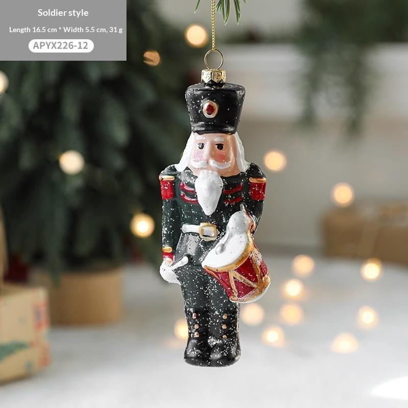 Christmas Colored Shaped Ball Christmas Tree Decor Pendant Christmas Gift Bag Car House Snowman Garland Pendant Christmas Decor