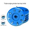 Wood Carving Disc 8 Teeth High Strength Wear-resistant Easy Installation Grinding Polishing Hardness Electric Angle Grinder Woodworking Root Tool