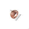 Brushed Ring Copper Round Wedding for Birthday Graduation Mother's Day