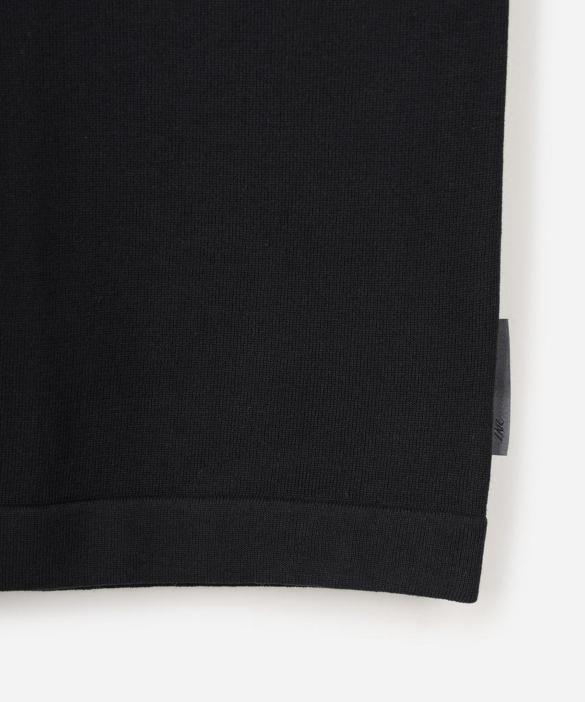 247Silijeu Lunalite 16Gg Half Knit Top Black