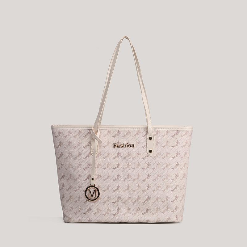 Schoolbag Women's Bag Commuter Big Bag New Versatile Shoulder Bag Niche Texture Large Capacity Tote Bag