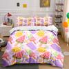 Trio di Dolci Estivi Design Raffinato set di biancheria da letto a tre pezzi regalo per bambini e adulti
