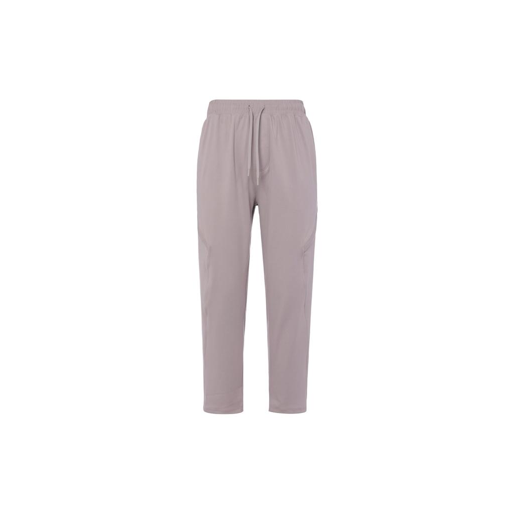 Under Armour Meridian Solid Quick-Dry Mid-Rise Straight-Leg Casual Pants Men Bottoms Lithe-Gray 1386979-015