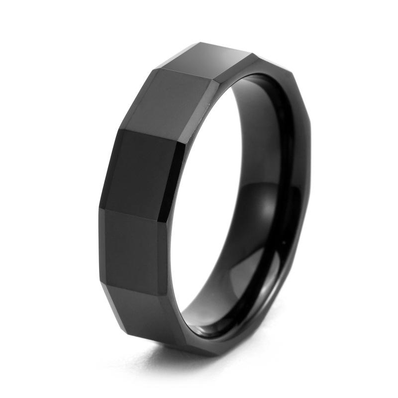 2026 Ring Personalized Cut 18K Jewelry Men's Scratch Resistant Index Finger Ring Jewelry