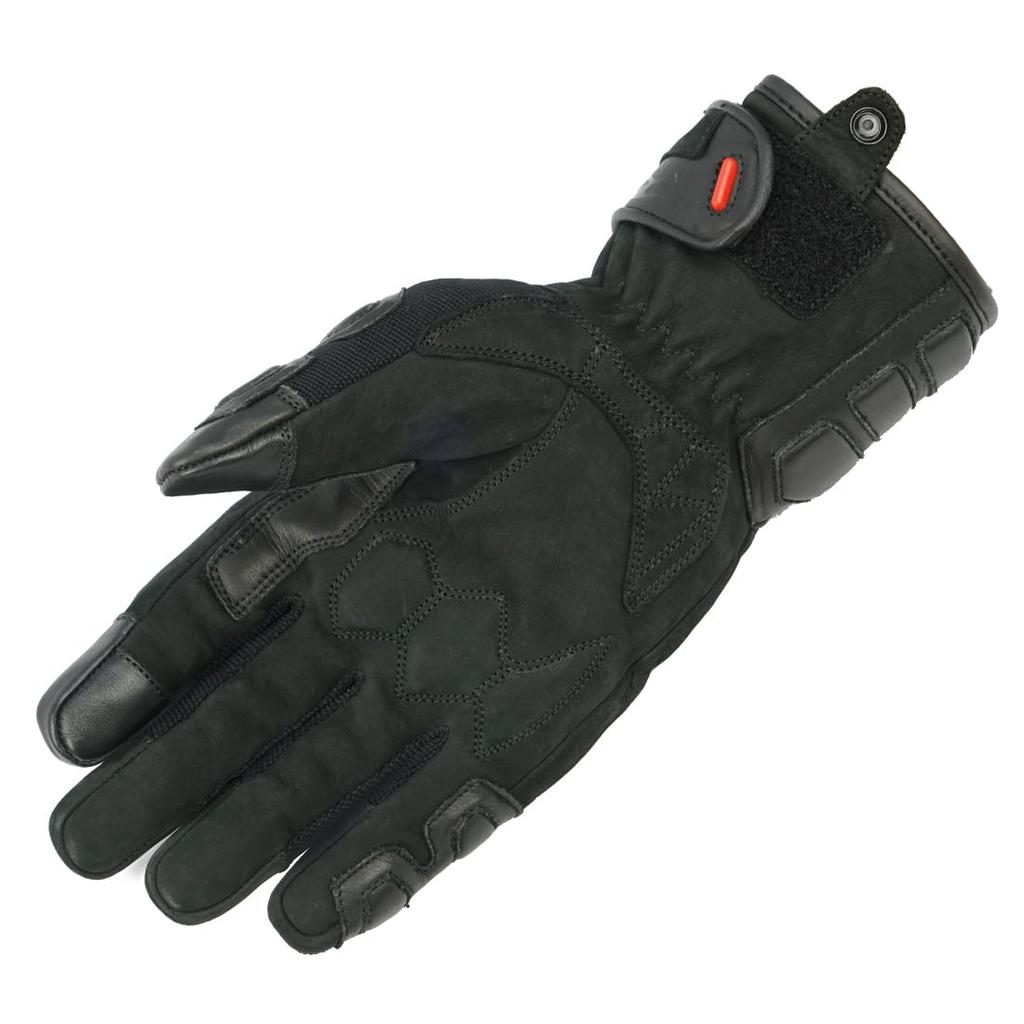 Motorcycle Protection Tourer Winter ROUGH&ROAD Gloves, Black/Red, XL, RR8658BK/RD5