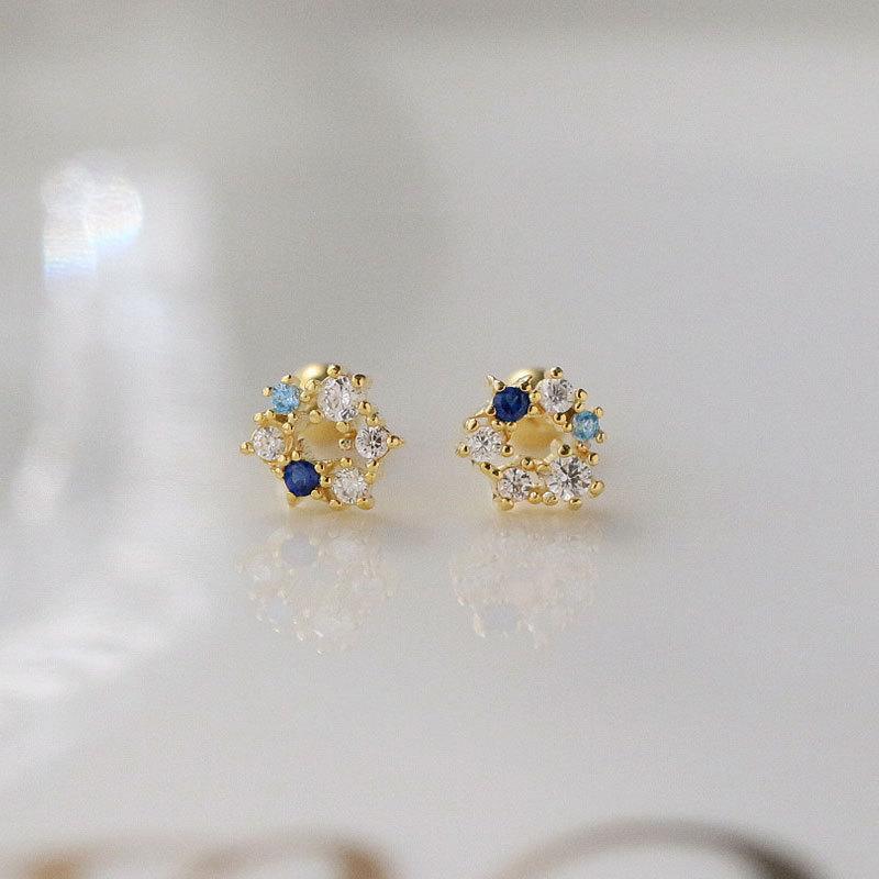 

Раковина Раковина Винт Застежка Ушные Кости Гвозди Модные Маленькие Серьги Не Снимая Летние Серьги