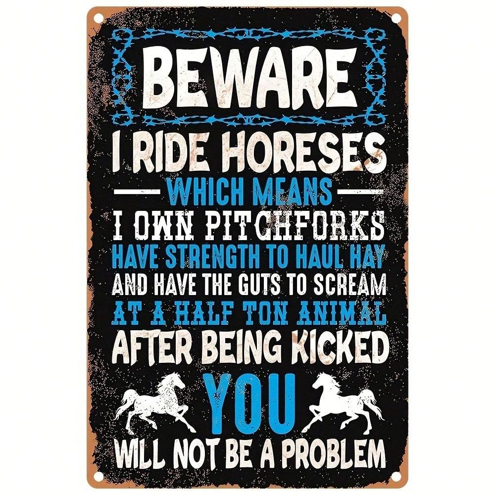 Decorative Metal Wall Sign 20x30cm