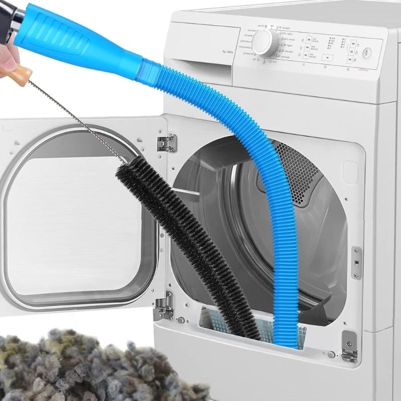 Appliance Maintenance Cleaning Set with Flexible Hose and Brush Extends Equipment Lifespans Reduces Fire Risks