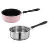 Small Saucepan Milk Pan Butter Warmer with Long Handle Mini Soup Pot Porridge