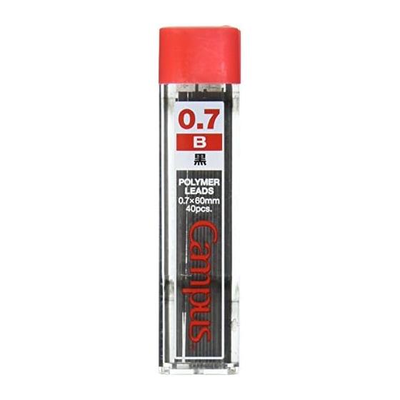 KOKUYO Campus Mechanical Pencil, 0.7mm, B Lead, 40 Count