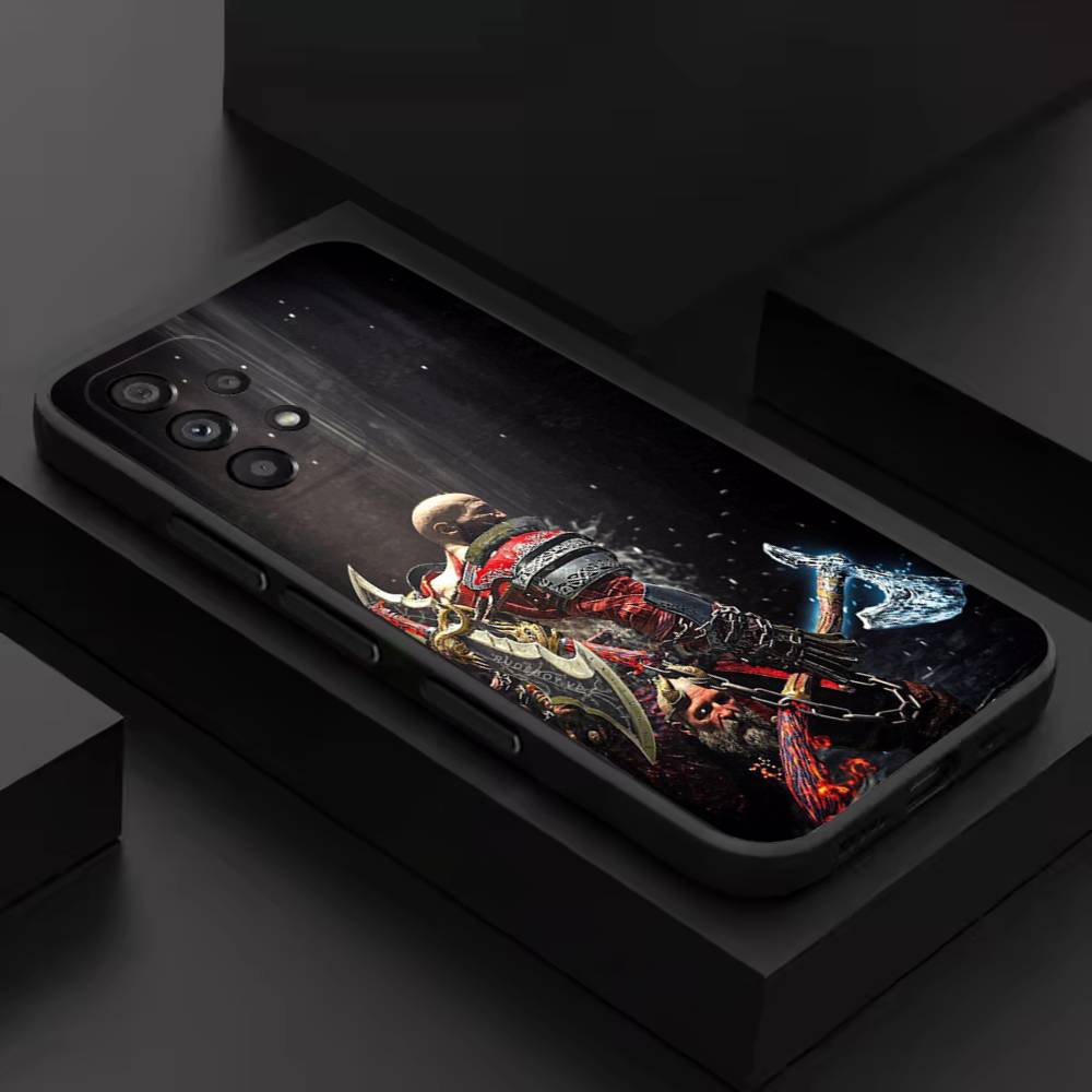 Cool G-God of W-War Game Phone Case For Samsung S 26,25,24,23,22,30,21,10,9,Ultra,Plus,Lite,FE,4,5G Black Soft Case