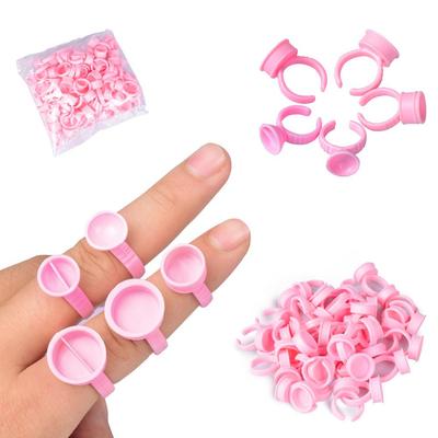 PMU Rosa Pigment Ringbecher Wimpernverlängerung Klebehalter Tattoo Pigment Schale