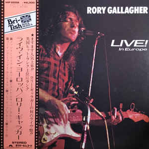 

LP Record RORY GALLAGHER - Live In Europe MP2258 POLYDOR 1972 Japan Rock Used