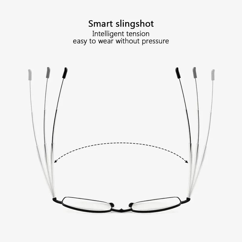 Fashion Portable Foldable Anti Blue Light Presbyopia Eyeglasses Mini High Quality Eyewear Retro Style Reading Glasses