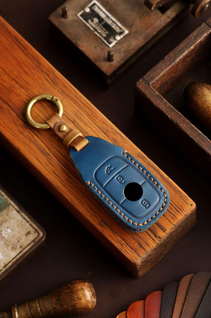 [TECART] Mercedes Benz Dedicated Key Case, Key Cover, Compatible with Mercedes A, B, C,