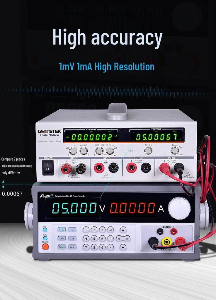 A-BF SS-L303SPD 5-Digit Programmable High-Precision DC Power Supply with Low Ripple