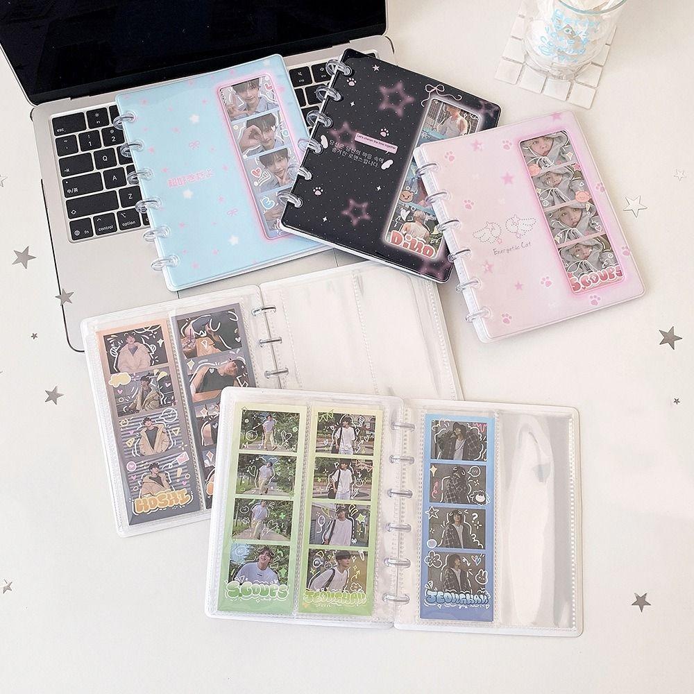 INS Photo Card Holder 4-Grid Card Binder Photo Card Binder  Trading Card Holder
